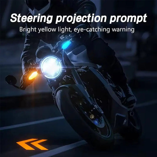 Motorcycle LED Turn Signal Lights – Sequential Flowing Indicator & Projection Lamp