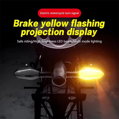 Motorcycle LED Turn Signal Lights – Sequential Flowing Indicator & Projection Lamp