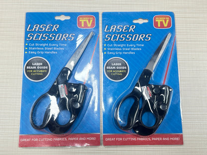 Laser Guided Sewing Scissors – Professional Heavy-Duty Tailor Scissors for Fabric, Paper & Craft Cutting