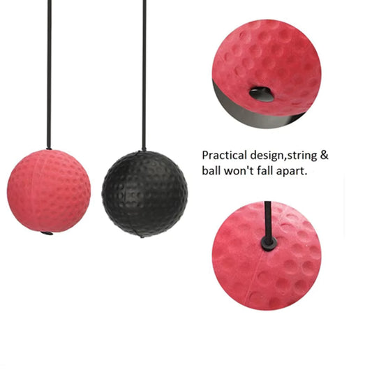 Reflex Boxing Ball Set – Boxing Training Ball for Speed, Coordination & Fitness