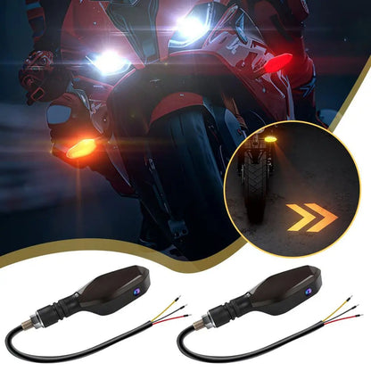 Motorcycle LED Turn Signal Lights – Sequential Flowing Indicator & Projection Lamp