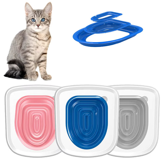 4th Gen Cat Toilet Training Kit – Adjustable Toilet Seat Trainer for Cats