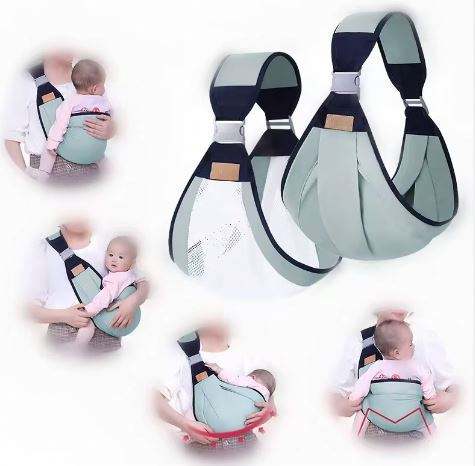 Baby Ring Sling Carrier – Multifunctional Toddler Wrap for Comfortable Hands-Free Carrying