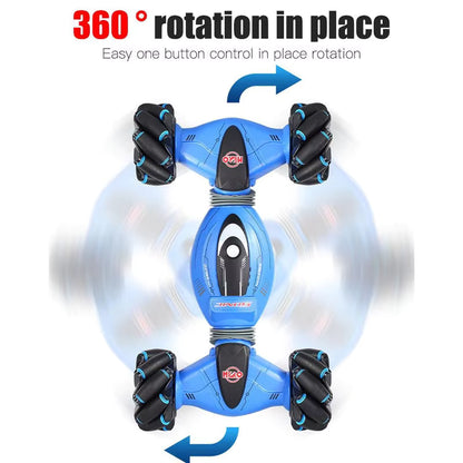 4WD Gesture Control Stunt Car – 360° Double-Sided RC Drift & Twister Crawler