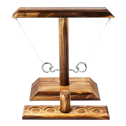 Wooden Ring Toss Game – Interactive Family Party Tabletop Game for Kids & Adults