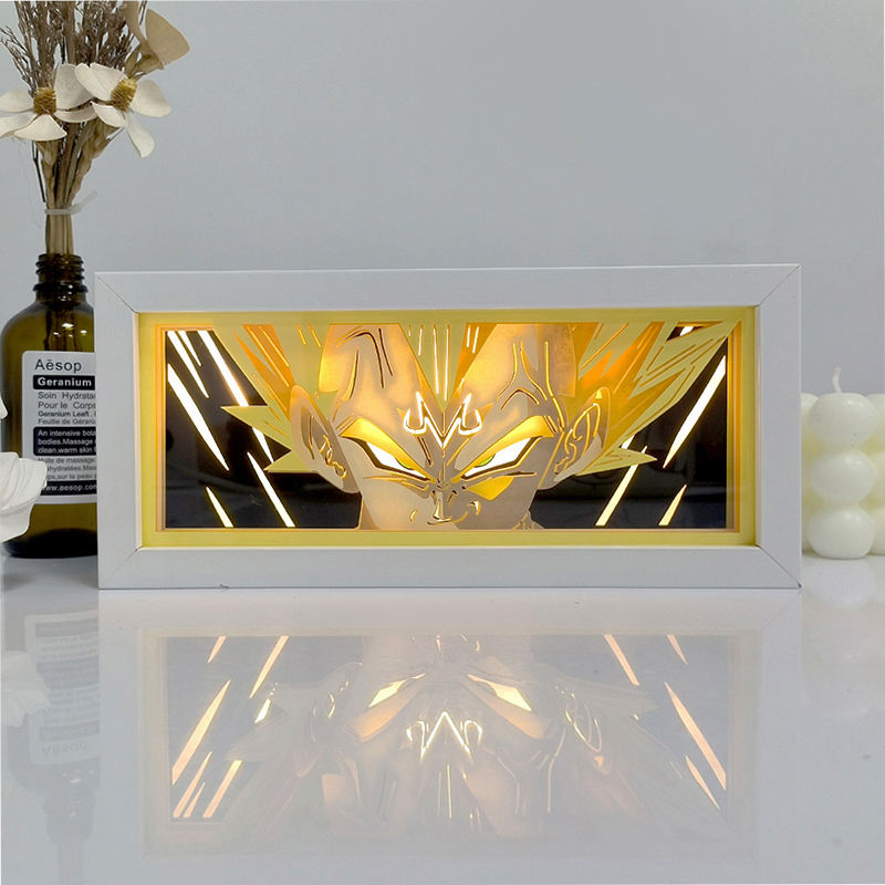 Anime LED Light Box – RGB Remote Control Night Lamp with UV Print Art Display