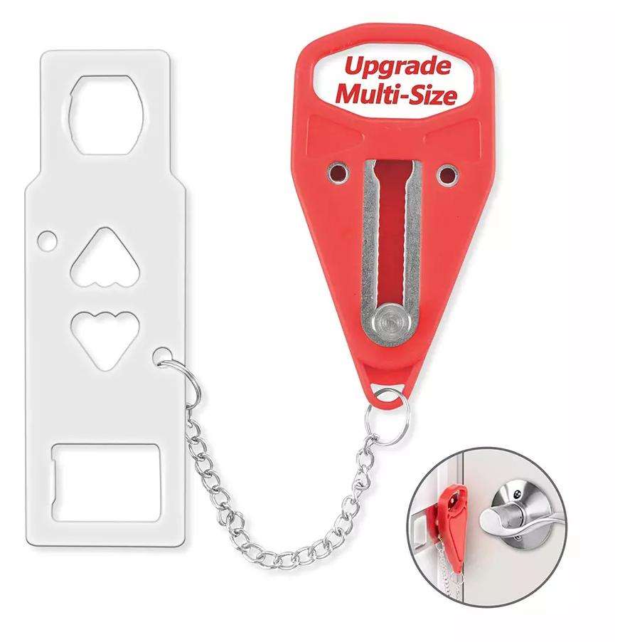 Portable Door Lock Security Device – Travel Privacy Lock for Hotels, Apartments & Home