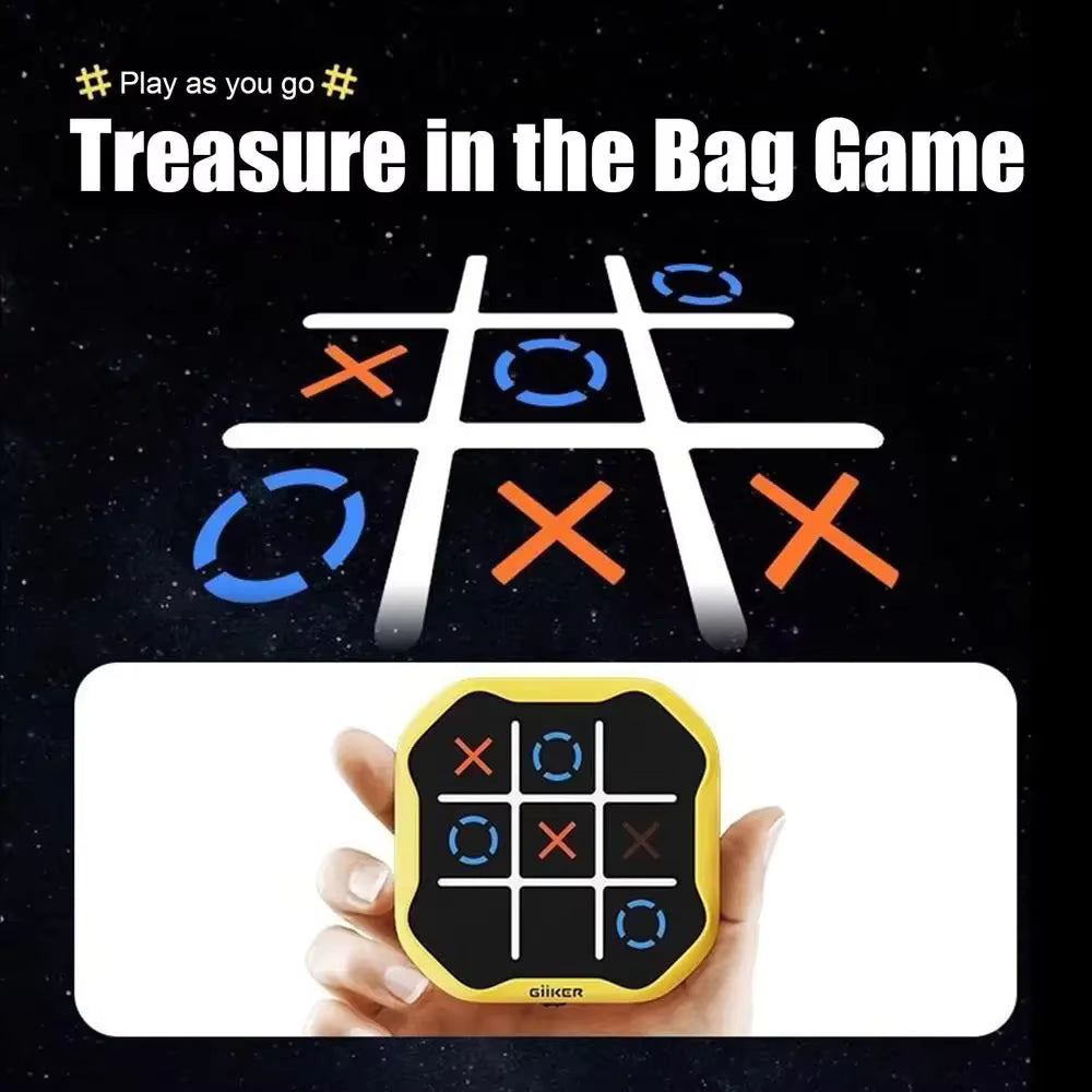 Handheld Puzzle Game Console – Portable Travel Board Game for Kids & Family Fun