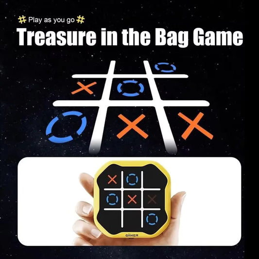 Handheld Puzzle Game Console – Portable Travel Board Game for Kids & Family Fun
