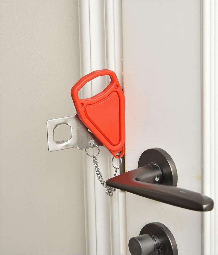 Portable Door Lock Security Device – Travel Privacy Lock for Hotels, Apartments & Home