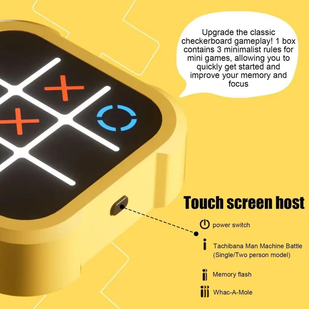 Handheld Puzzle Game Console – Portable Travel Board Game for Kids & Family Fun