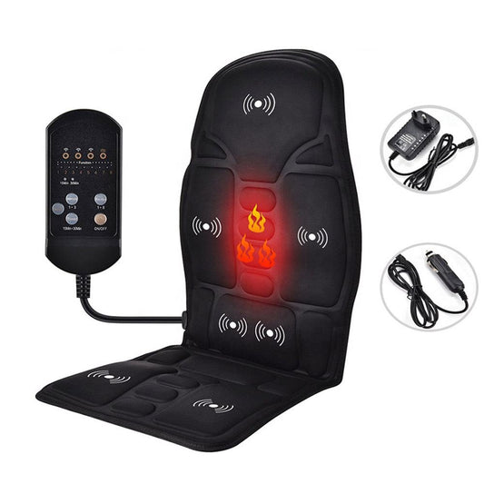 Shiatsu Back Massager Seat Cushion – Full Body Massage Chair Pad with Heat & Compression