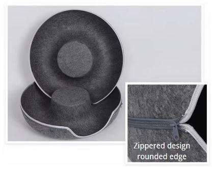 Donut Felt Cat Cave Bed – Cozy Washable Cat House & Tunnel Toy