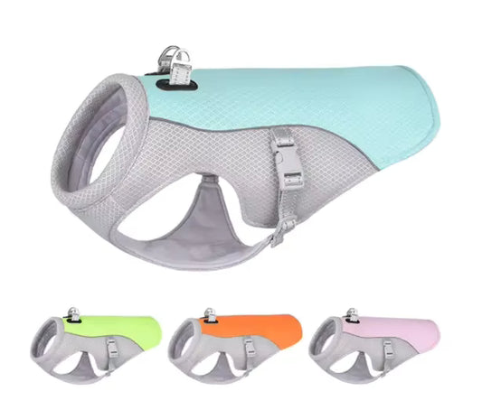 Pet Cooling Vest – Breathable Summer Cooling Clothes for Medium & Large Dogs