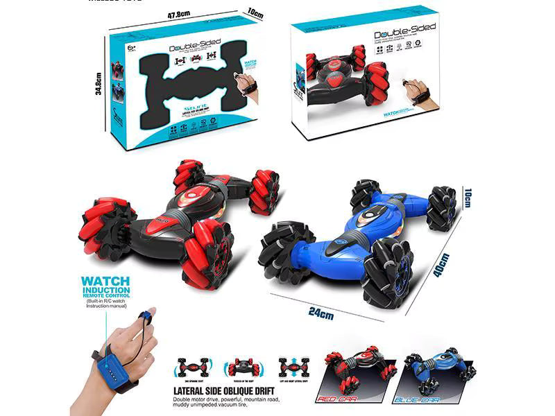 4WD Gesture Control Stunt Car – 360° Double-Sided RC Drift & Twister Crawler