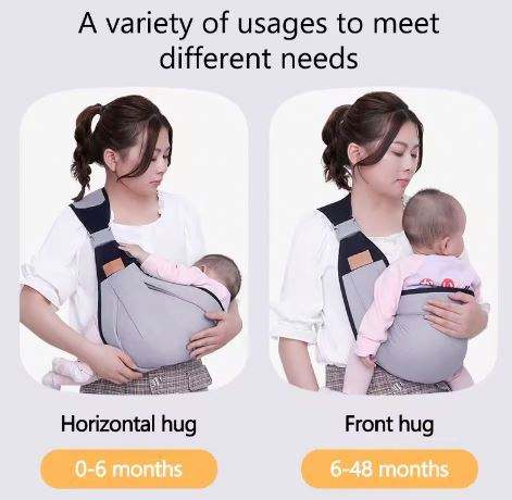 Baby Ring Sling Carrier – Multifunctional Toddler Wrap for Comfortable Hands-Free Carrying