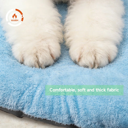 Foldable Pet Cave Bed – Cozy Washable Felt Cat & Small Dog House Sofa Bed