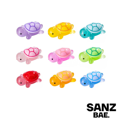 3D Resin Turtle Night Glow Figurine – Luminous Ocean Animal Miniature Collectible Toy | Surprise Blind Bag Gift