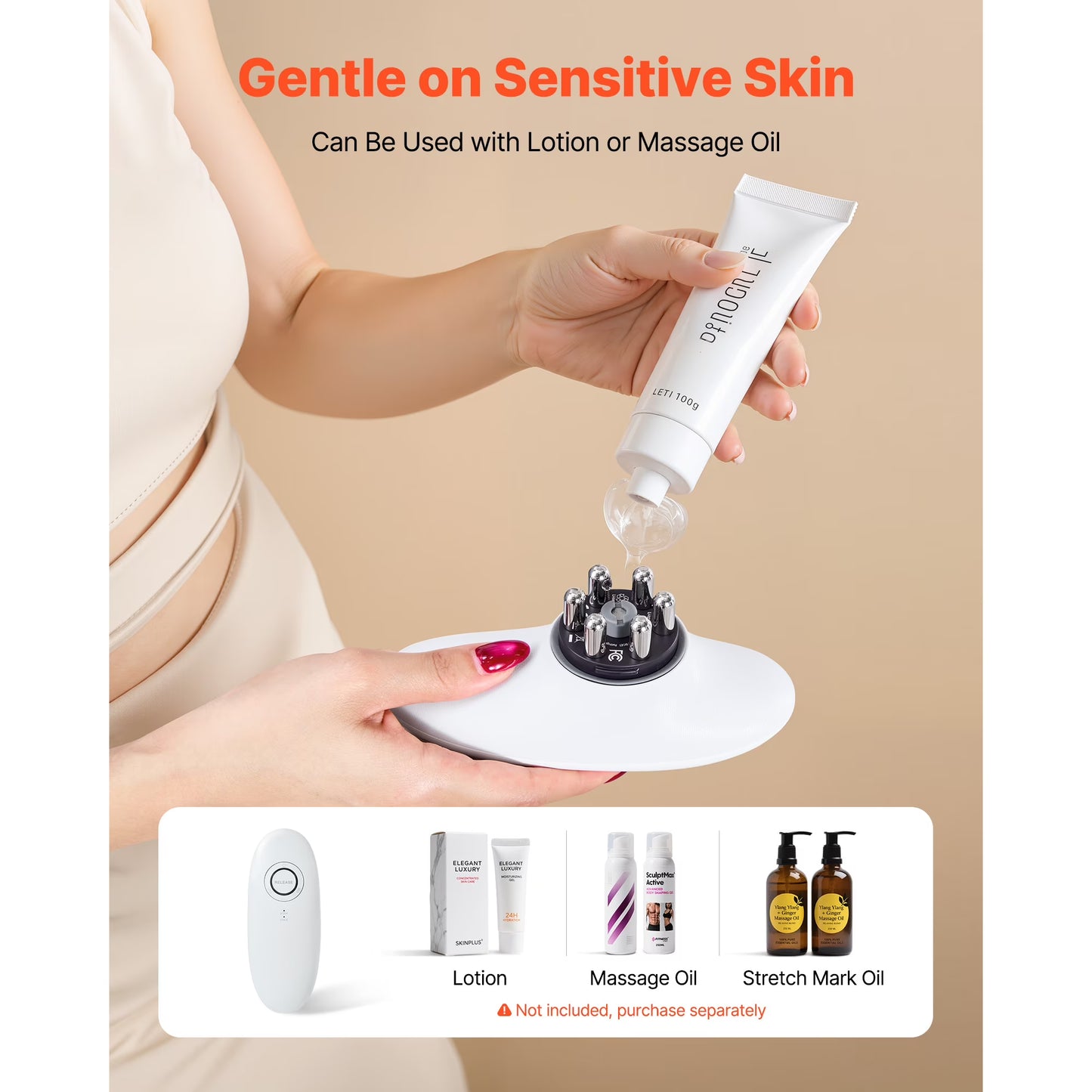 Windaily AM-820 Body Sculpting Massager – Cellulite Reduction & Lymphatic Drainage Machine | EMS Face & Body Slimming Device | Cupping & Gua Sha Home Spa Tool | Anti-Aging Skin Tightening Massager (Cordless, Rechargeable)