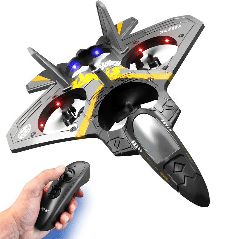4-Motor RC Airplane for Kids & Adults – Remote Control Foam Aircraft with 2.4GHz Controller, USB Rechargeable Battery & Long-Range Flight