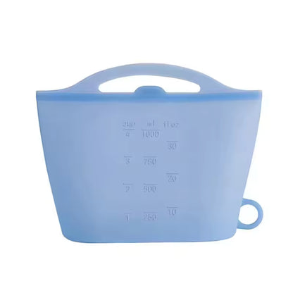 Reusable Silicone Food Bags for Meal Prep, Freezer Storage, Snacks & Produce