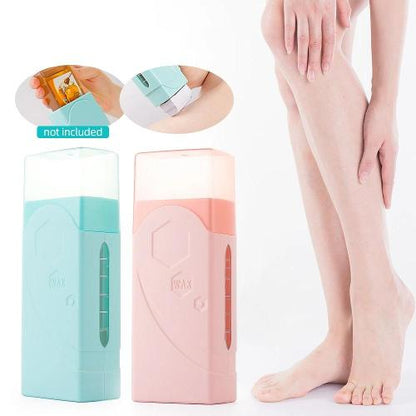 Women’s Electric Wax Heater Kit – Roll-On Sugar Wax Warmer for Face & Body Hair Removal | Smooth Skin Depilatory System (JP Plug)
