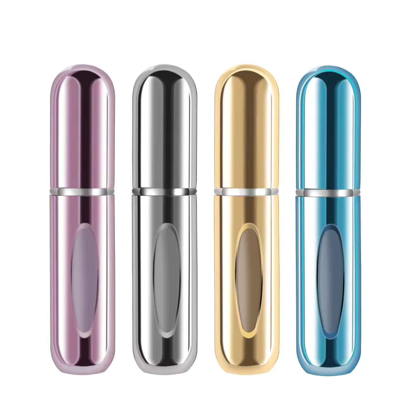 OEM Custom Twist-Up Frosted Perfume Atomizer – Portable Refillable Spray Bottle (5ml / 8ml / 10ml / 15ml / 20ml) for Travel Fragrance