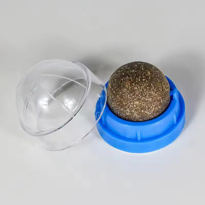 Catnip Rotating Play Ball for Cats – IP67 Waterproof Interactive Mint Flavor Cat Toy | Eco-Friendly Kitten & Cat Entertainment Toy