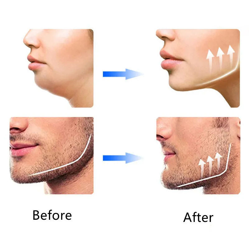 Jawline Sculpting Trainer – Silicone Face & Neck Muscle Exerciser for Double Chin Reduction & Facial Definition
