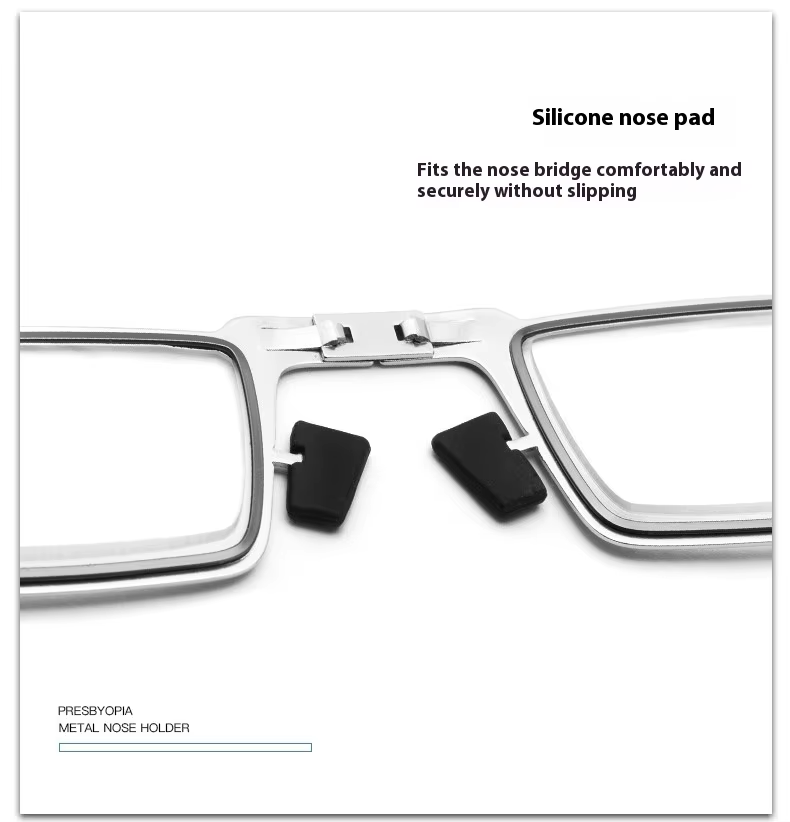 JY-X111 Foldable Blue Light Reading Glasses – Lightweight Square Frame Anti-Fatigue Eyewear for Elderly | High-Definition Clear Vision