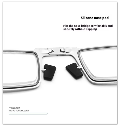 JY-X111 Foldable Blue Light Reading Glasses – Lightweight Square Frame Anti-Fatigue Eyewear for Elderly | High-Definition Clear Vision