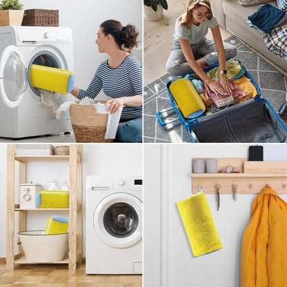 Sanzbae™ Shoe Washing Machine Bag – Premium Sneaker Laundry Bag with Soft Chenille Lining, Reusable Shoe Cleaner Protector for Washing Machines