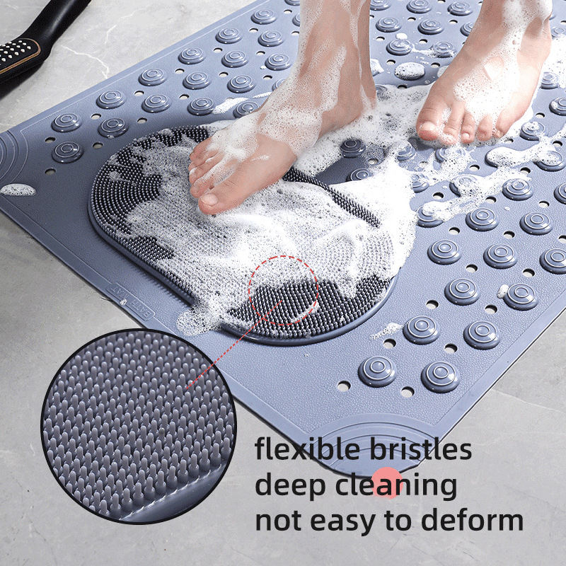 Sanzbae Non Slip Bath Mat for Tub & Shower with 200+ Suction Cups