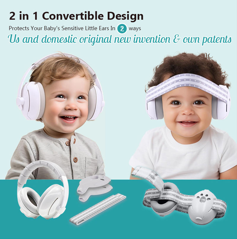 Baby Noise Cancelling Earmuffs – Hearing Protection Headphones for Infants & Toddlers