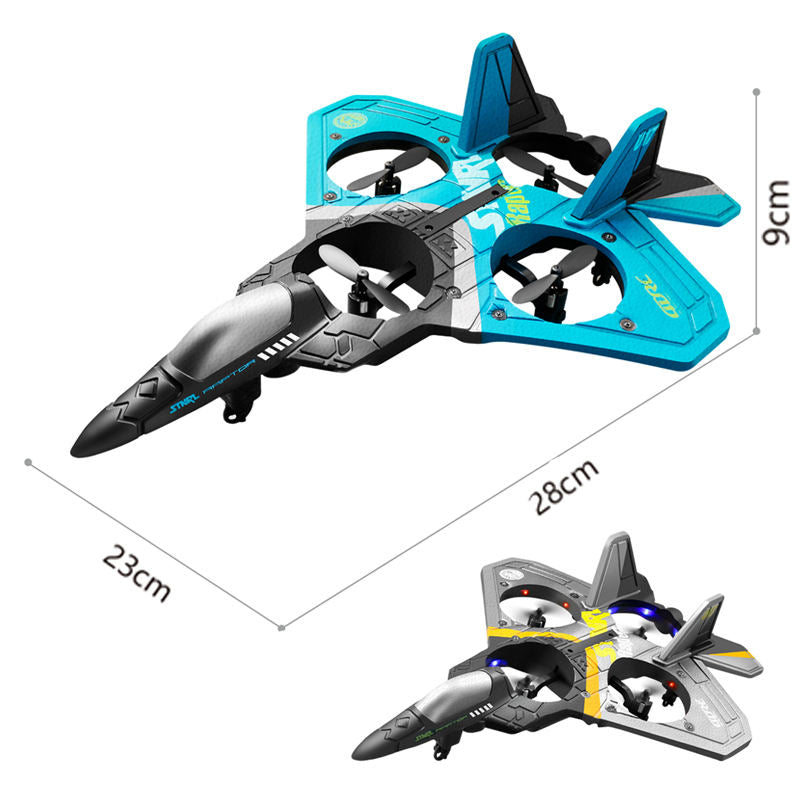 4-Motor RC Airplane for Kids & Adults – Remote Control Foam Aircraft with 2.4GHz Controller, USB Rechargeable Battery & Long-Range Flight