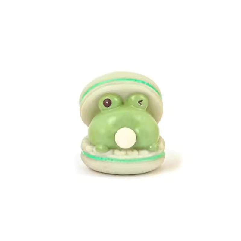 Cute Animal Burger Squishy Stress Relief Toy – Soft Silicone Squeeze Fidget Toy with Bubble Spit Effect | Funny Desk Decor & Sensory Gift