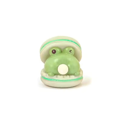 Cute Animal Burger Squishy Stress Relief Toy – Soft Silicone Squeeze Fidget Toy with Bubble Spit Effect | Funny Desk Decor & Sensory Gift