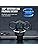 Sanzbae Triple Ring Phone Holder with 360° Rotation & Stand Grip