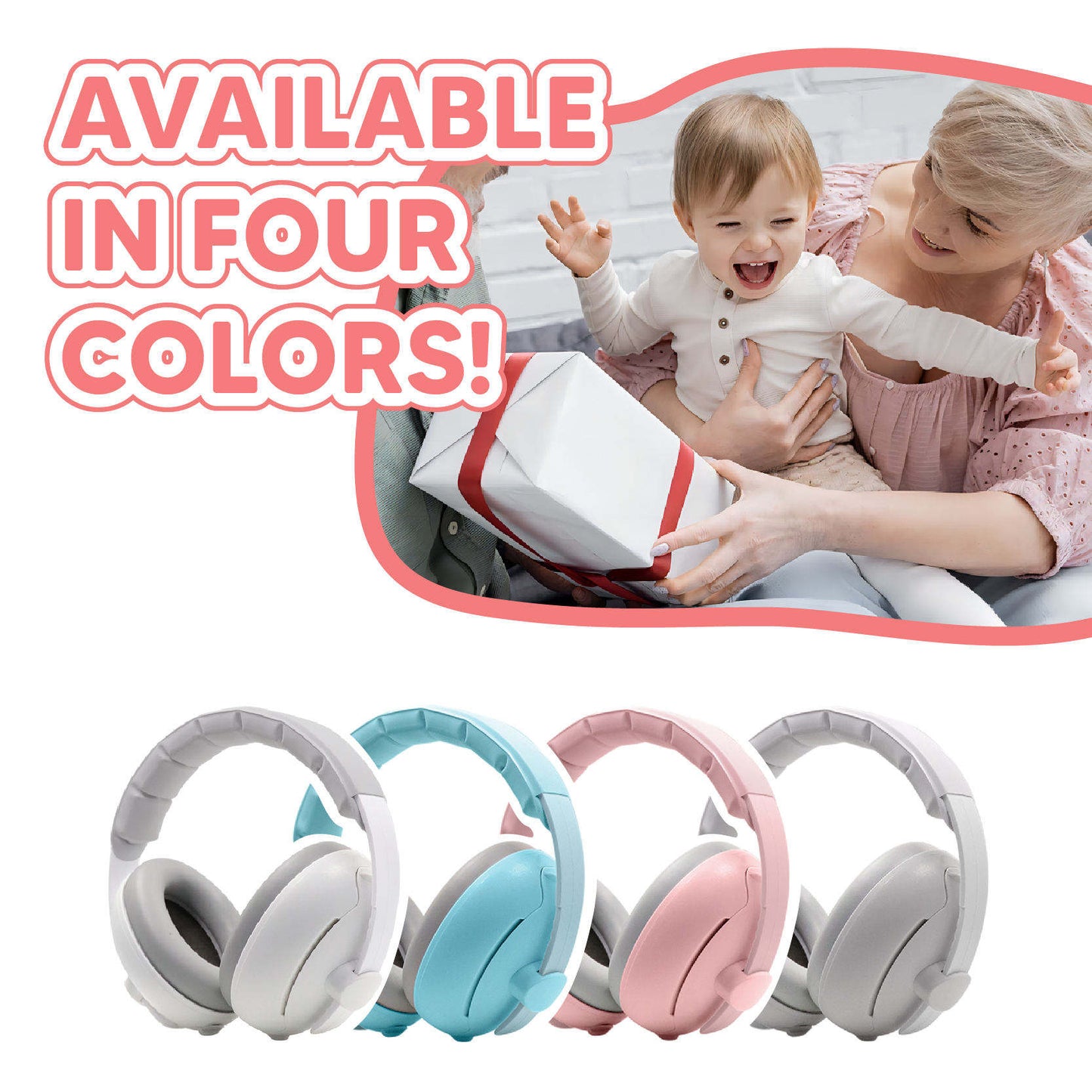 Baby Noise Cancelling Earmuffs – Hearing Protection Headphones for Infants & Toddlers