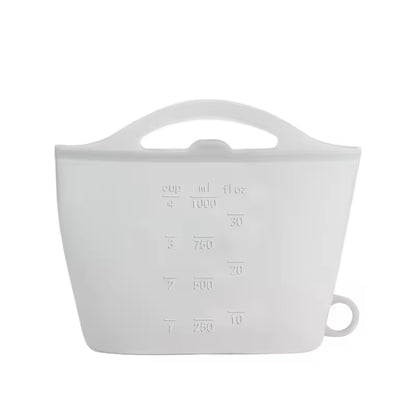 Reusable Silicone Food Bags for Meal Prep, Freezer Storage, Snacks & Produce