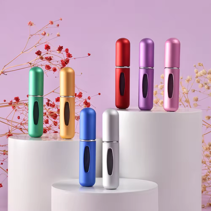 OEM Custom Twist-Up Frosted Perfume Atomizer – Portable Refillable Spray Bottle (5ml / 8ml / 10ml / 15ml / 20ml) for Travel Fragrance
