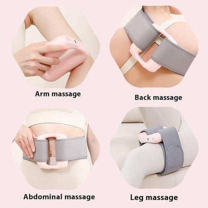 Sanzbae™ Ring Massager – Portable Deep Tissue Neck & Shoulder Massager, Rechargeable Handheld Vibration Therapy Tool for Muscle Relief & Stress Recovery