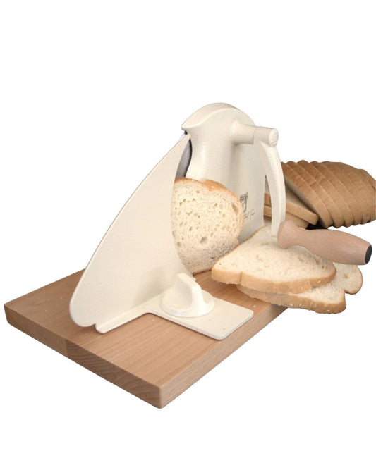 Sanzbae Manual Bread Slicer with Hand Crank for Even Homemade Loaf Slices