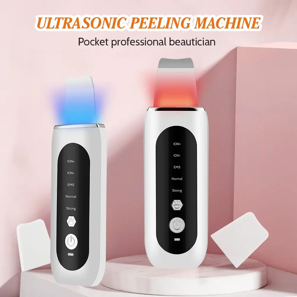 Ultrasonic Skin Scrubber – Electric Pore Cleaner & Facial Skincare Device