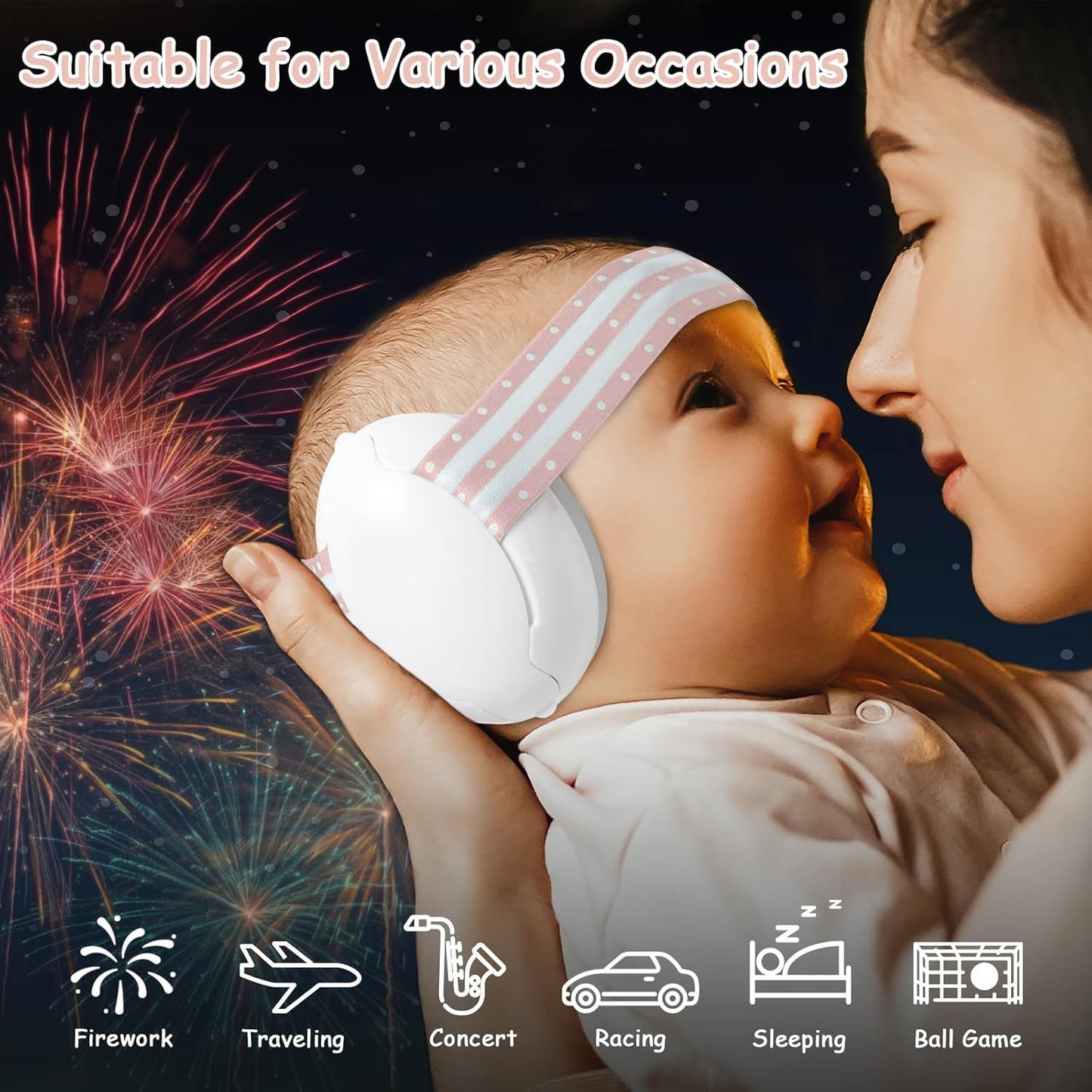 Baby Noise Cancelling Earmuffs – Hearing Protection Headphones for Infants & Toddlers