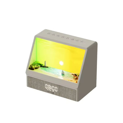 SANZBAE Sunrise Alarm Clock with White Noise, Bluetooth Speaker & Dimmable Lamp