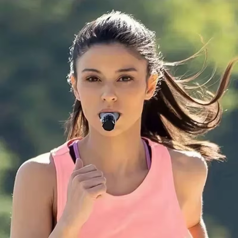 Adjustable Lung Exerciser & Breathing Trainer – Respiratory Muscle Strength & Vital Capacity Expander Device for Fitness & Endurance