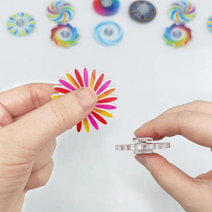 5/10/20 PCS Mini Fidget Spinner Set, Rainbow Party Favor Sensory Toys 14+