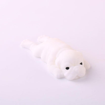 Squishy Dog Stress Relief Toy – Soft Silicone Squeeze Animal Fidget Toy for Anxiety Relief, Sensory Play & Desk Decompression for Kids & Adults