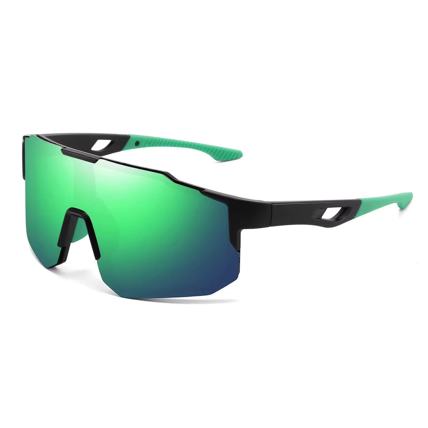 Oversized Wraparound Sport Sunglasses – UV400 Polarized Style Shield Shades for Men & Women, Outdoor Cycling, Running, Hiking & Sports Eyewear